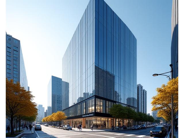 Oryx Swift 서울 본사 건물 외관. 강남대로의 현대적인 고층 빌딩.