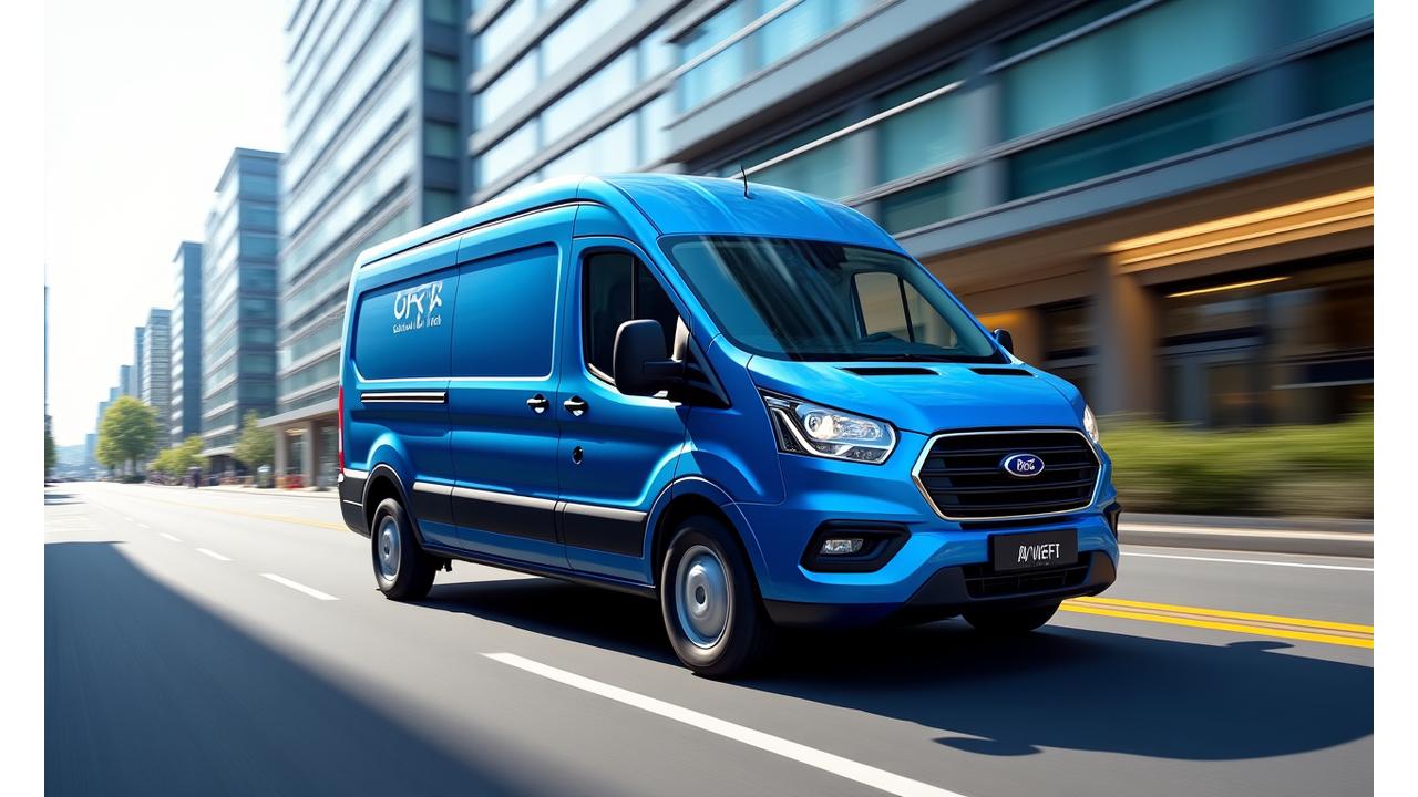 Oryx Swift 초고속 택배 서비스 차량이 서울 도심을 빠르게 이동하는 모습