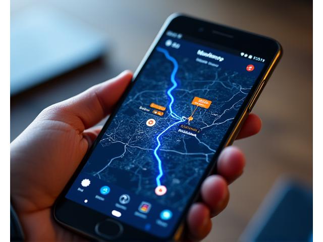 Oryx Swift 앱의 실시간 배송 추적 인터페이스 화면