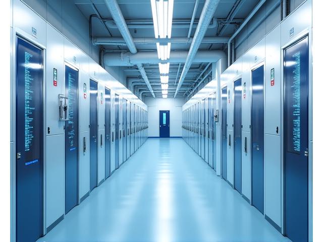 여러 구역으로 나뉘어 정밀하게 온도를 조절하는 최첨단 물류 창고 내부