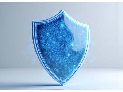 보안 강화된 개인정보 보호 방패 이미지