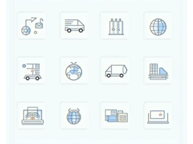 서비스 유형별 분류 아이콘이 깔끔하게 정렬된 이미지